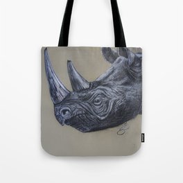 rhino tusk Tote Bag