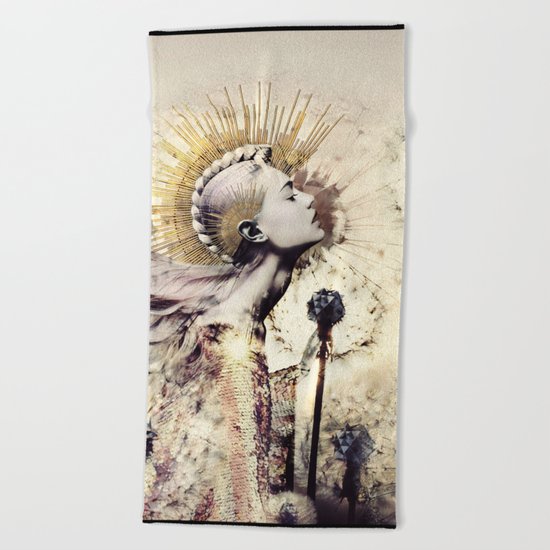 WISHING LIGHT Beach Towel