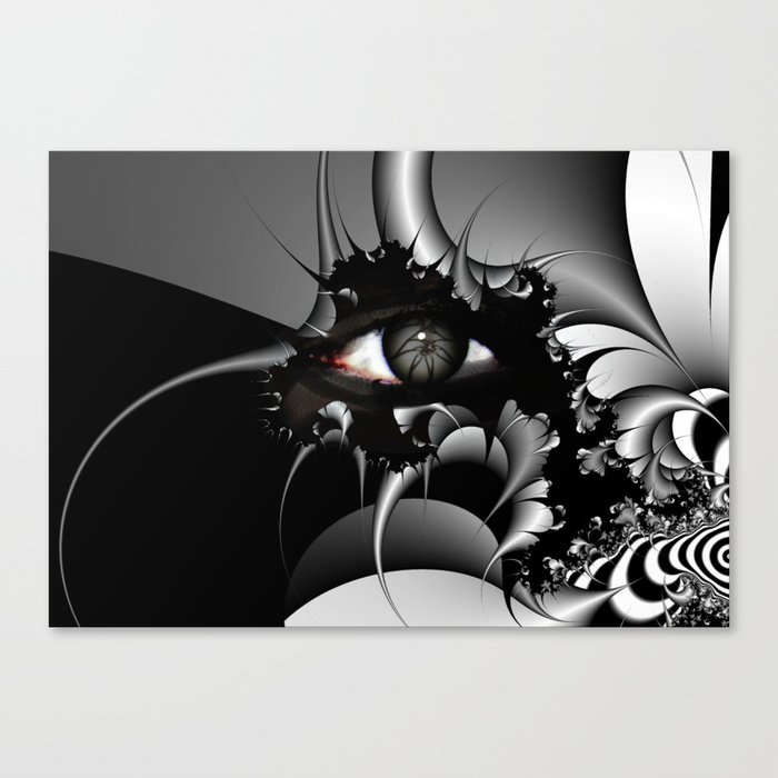 I see it in Black and White Canvas Print