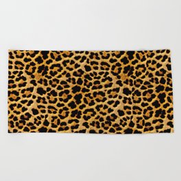 Royal Leopard Pattern Beach Towel