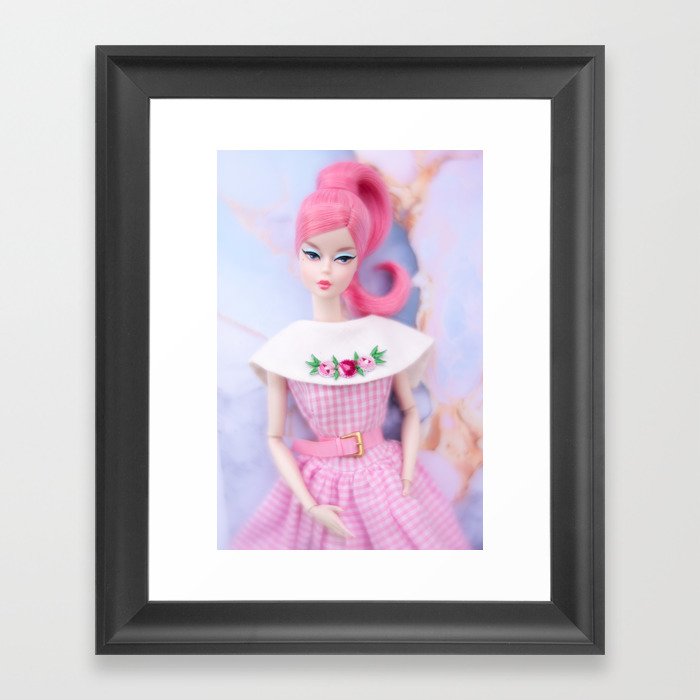 Pastel Diva Framed Art Print