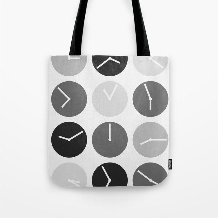 Minimal clock collection 25 Tote Bag