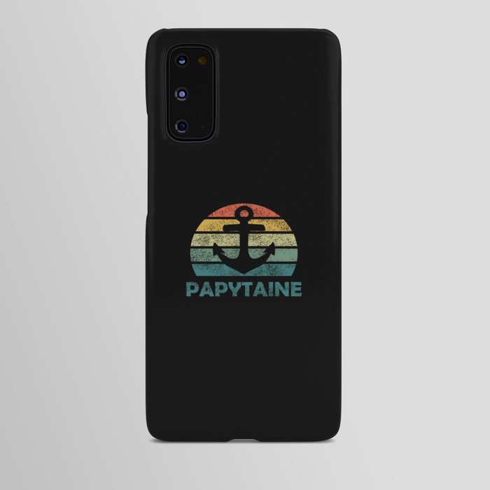 Papytaine Fathers Day Best Papa Anchor Android Case