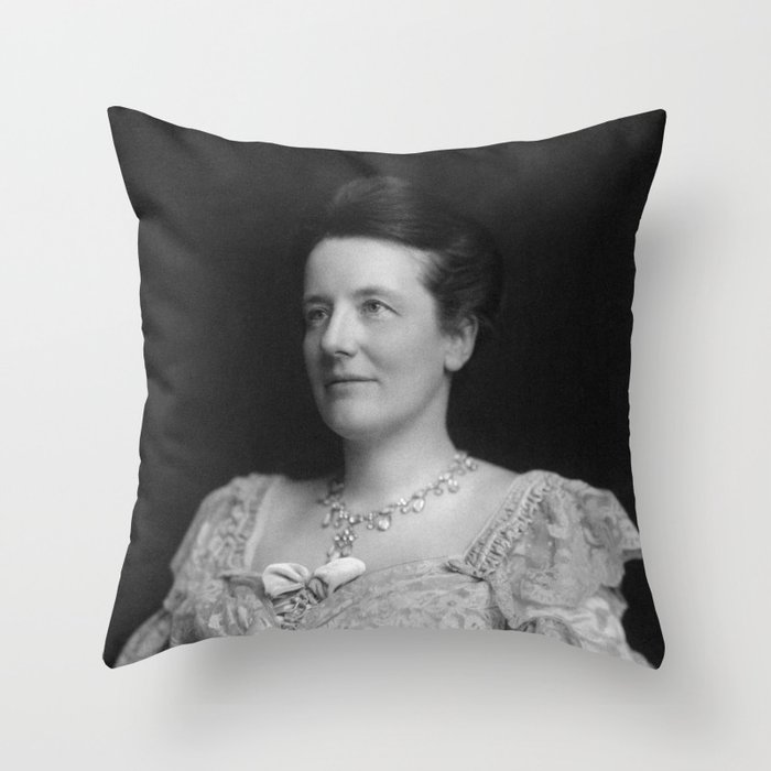 Edith Kermit Roosevelt Portrait - 1905 Throw Pillow