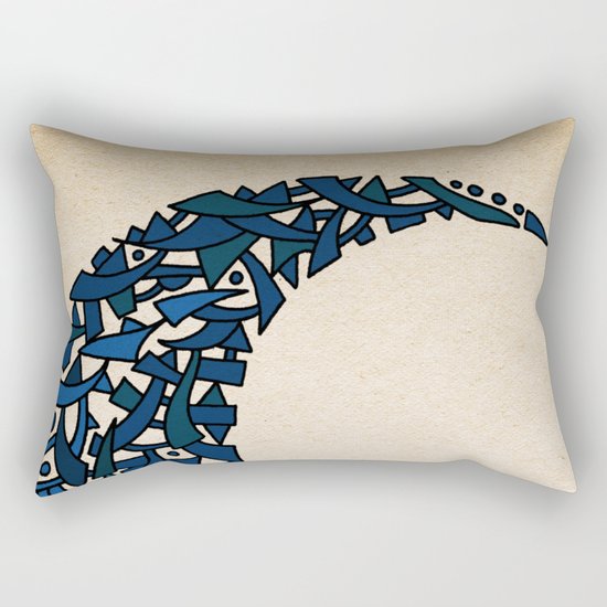 - 15 wave - Rectangular Pillow