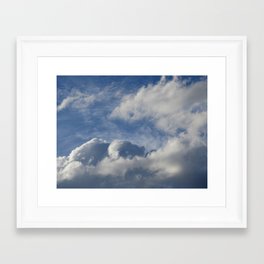 Pareidolia - Magic in the Clouds Framed Art Print