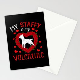 Dog Animal Hearts Day Terrier My Valentines Day Stationery Card