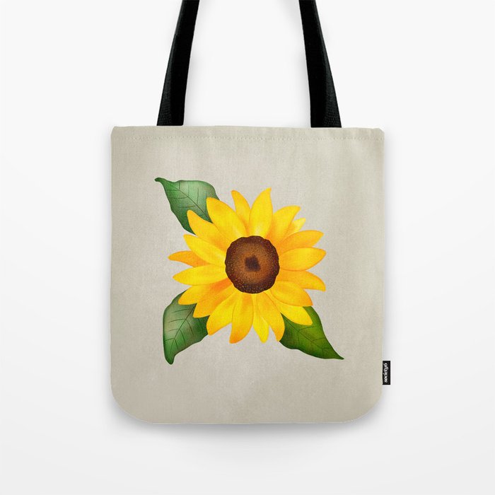 Women Top Handle Handbag Sunflowers Painting Shoulder Tote Bags