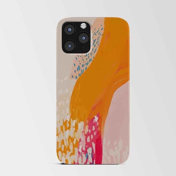 The Abstract Shape Of Spring iPhone Card Case