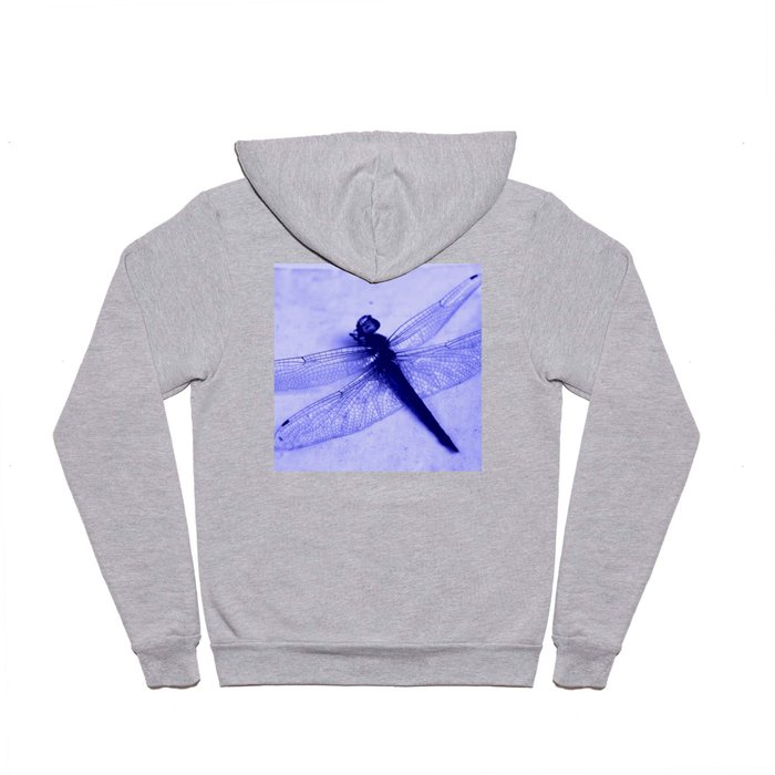 Dragonfly Frozen in Blue Hoody