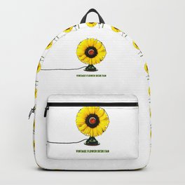 ORGANIC INVENTIONS SERIES: Vintage Flower Desk Fan Backpack