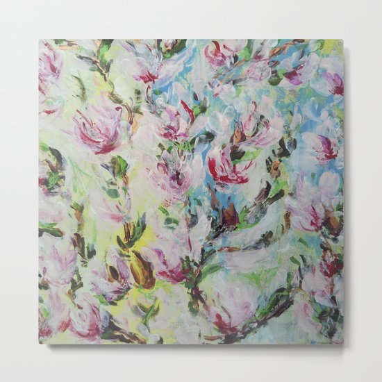 Magnolia Metal Print