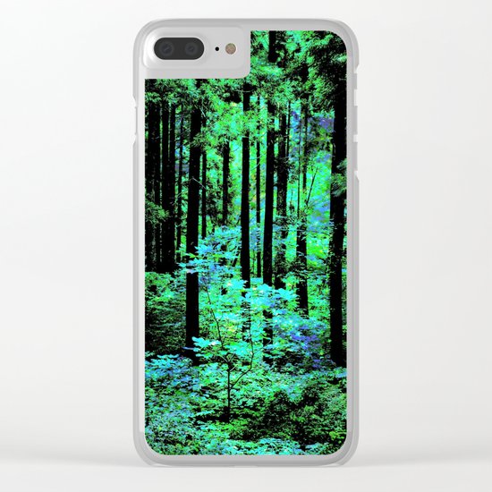 Enchanted Forest Clear iPhone Case