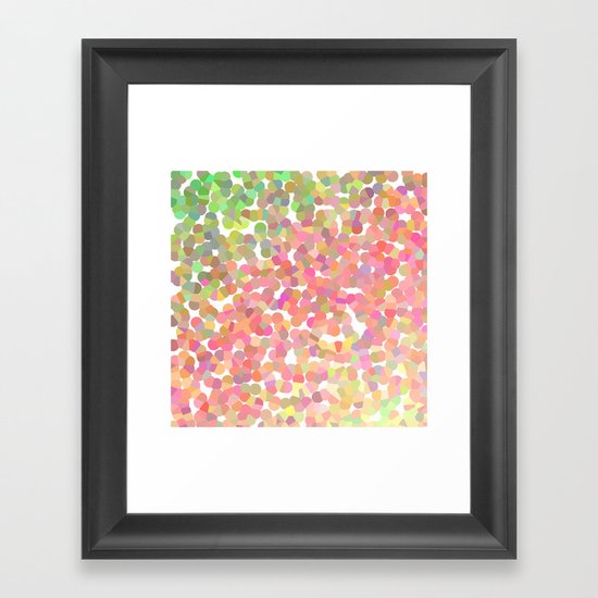 Confetti Colors Framed Art Print