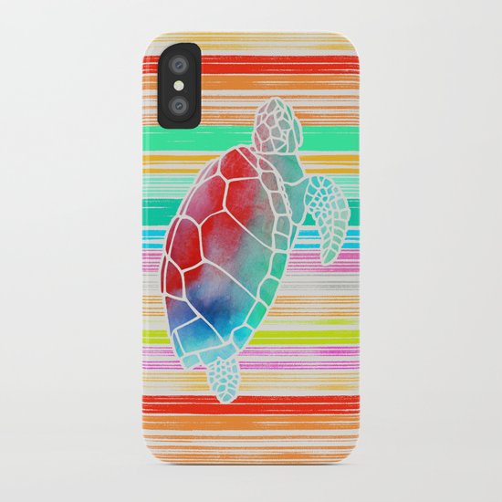 Turtle Collage by Garima and Jacqueline iPhone Case