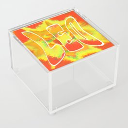 Leo Tie-Dye Acrylic Box