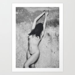 Photograph of a Beautiful nude or naked woman Art Print