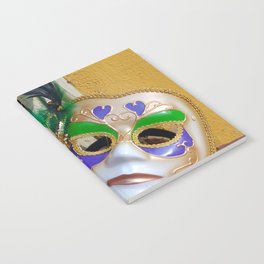 New Orleans Mardi Gras Mask Notebook