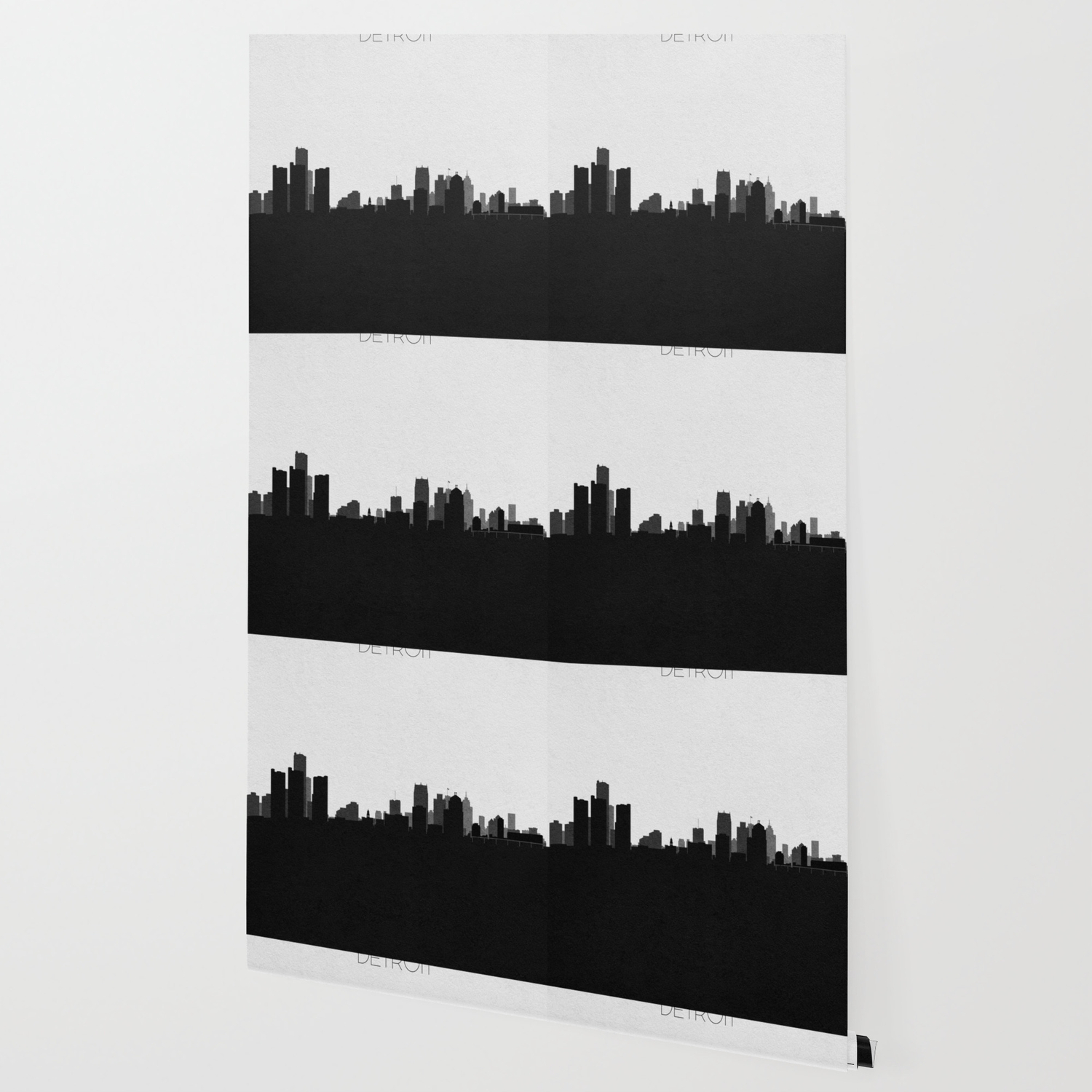 City Skylines Detroit Wallpaper By Aysetoyran Society6