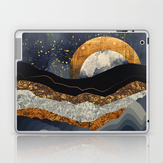 Metallic Mountains Laptop & iPad Skin
