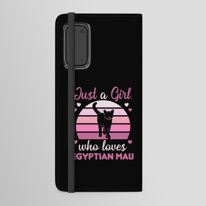 Just a girl who loves Egyptian Mau Sweet Cat Android Wallet Case