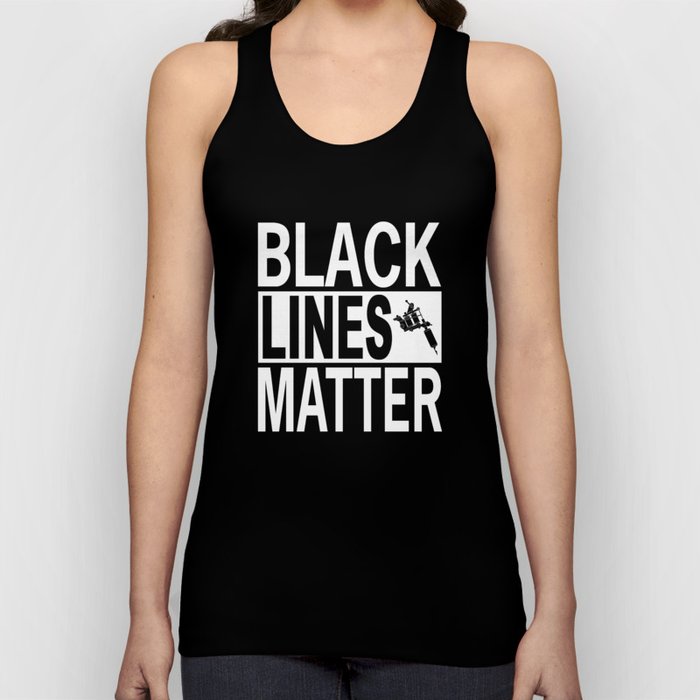 Black Lines Matter Tank Top