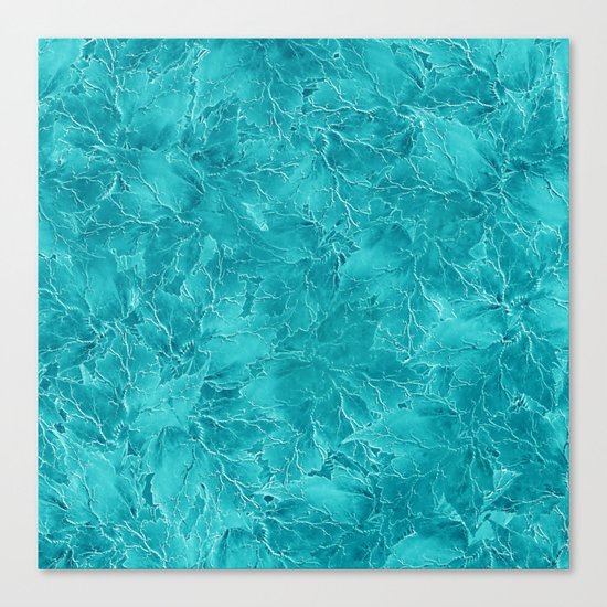 Frozen Leaves 21 Canvas Print