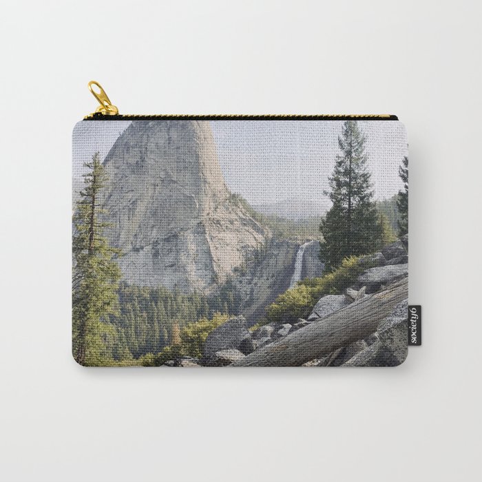 Liberty Cap and Nevada Falls in Morning Light Carry-All Pouch