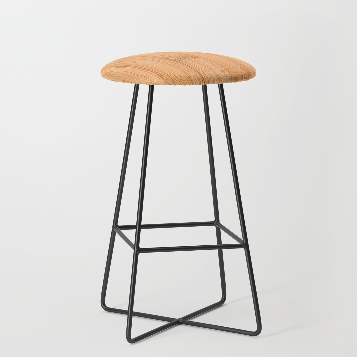 Cool Elegant Light Brown Bamboo Wood Print Bar Stool By Pldesign Cool Elegant Light Brown Bamboo Wood Print Bar Stool By Pldesign