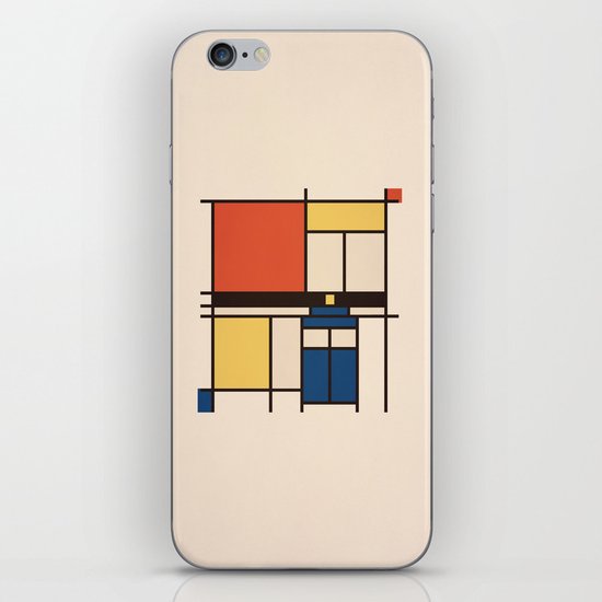 Mondrian Who iPhone & iPod Skin