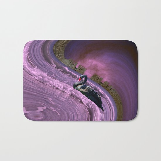 Ride the big waves with calm serenity Bath Mat