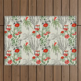 Cactus,cacti,succulent,plants,tropical,exotic pattern  Outdoor Rug