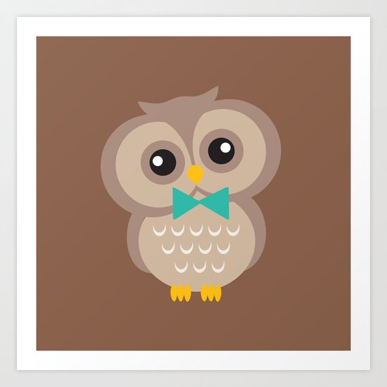 Owl Art Print
