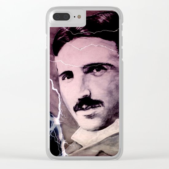 Nikola TESLA Clear iPhone Case