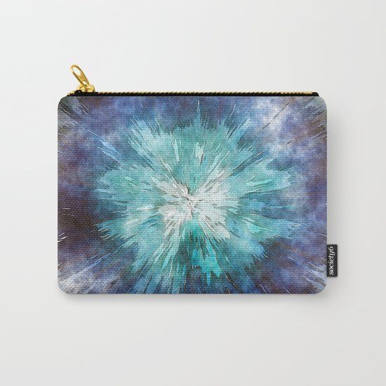 Hues of Blue Tie Dye Carry-All Pouch