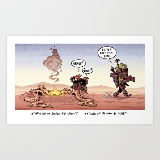 Earl's Sarlaac Art Print
