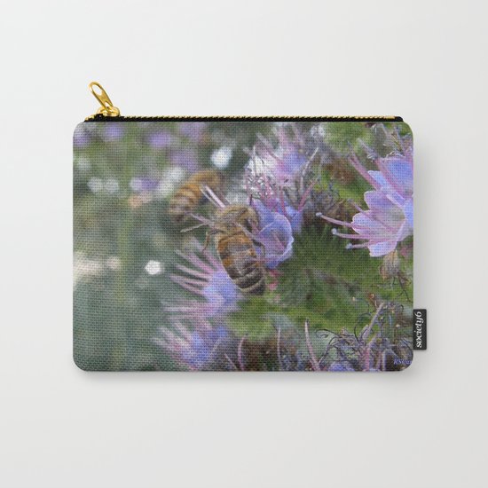 Bees on Buddleia Carry-All Pouch