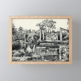 Naples Botanical Garden Framed Mini Art Print