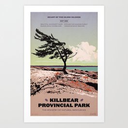 Killbear Provincial Park Art Print