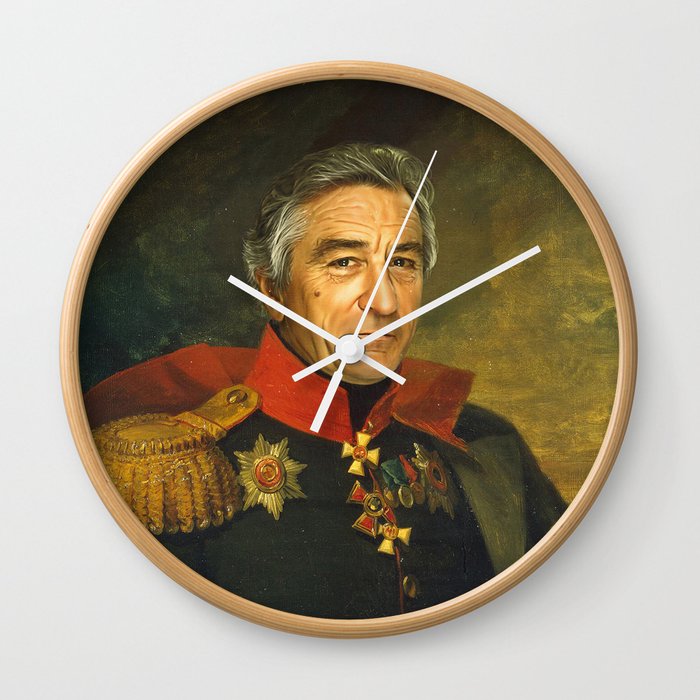 Robert De Niro - replaceface Wall Clock