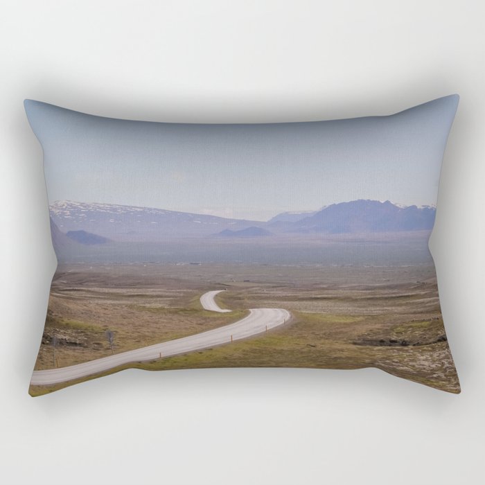 Icelandic Roads Rectangular Pillow
