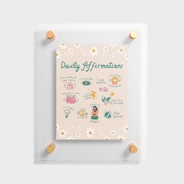 Daily Affirmations For Women Floating Acrylic Print