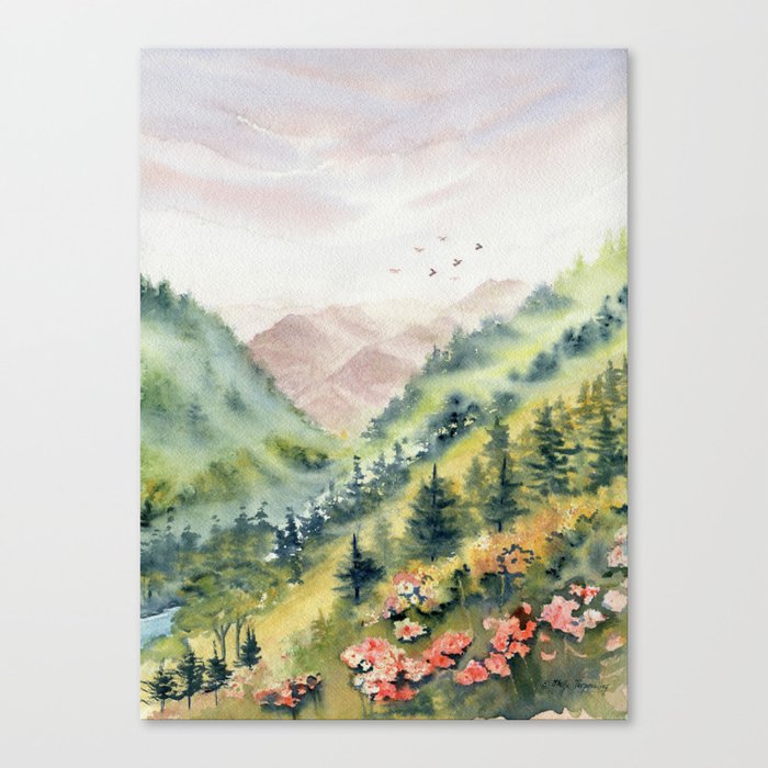 Mountain Morning Canvas Print