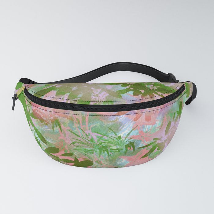 Sunlight in the Garden Coral  Fanny Pack