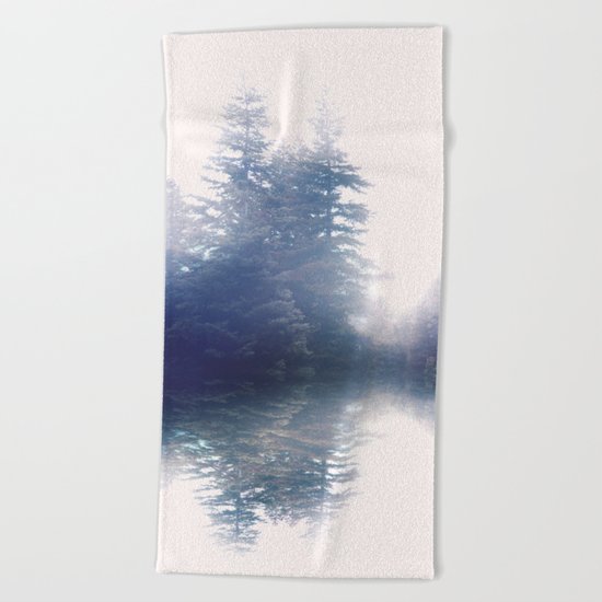Serene reflections Beach Towel