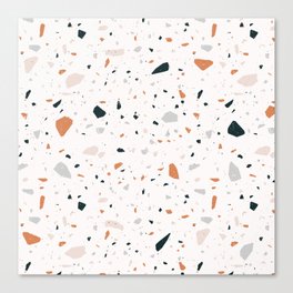 Terrazzo + Copper Canvas Print