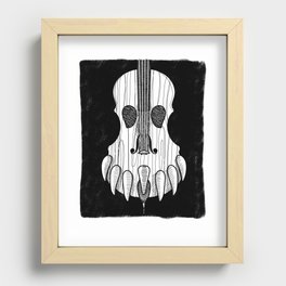 Bone Cello Recessed Framed Print