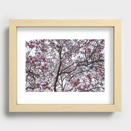 Pink Dust  Recessed Framed Print