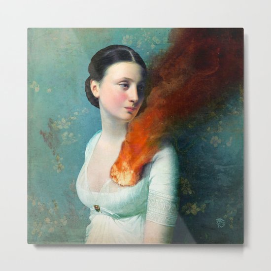 Portrait of a Heart Metal Print