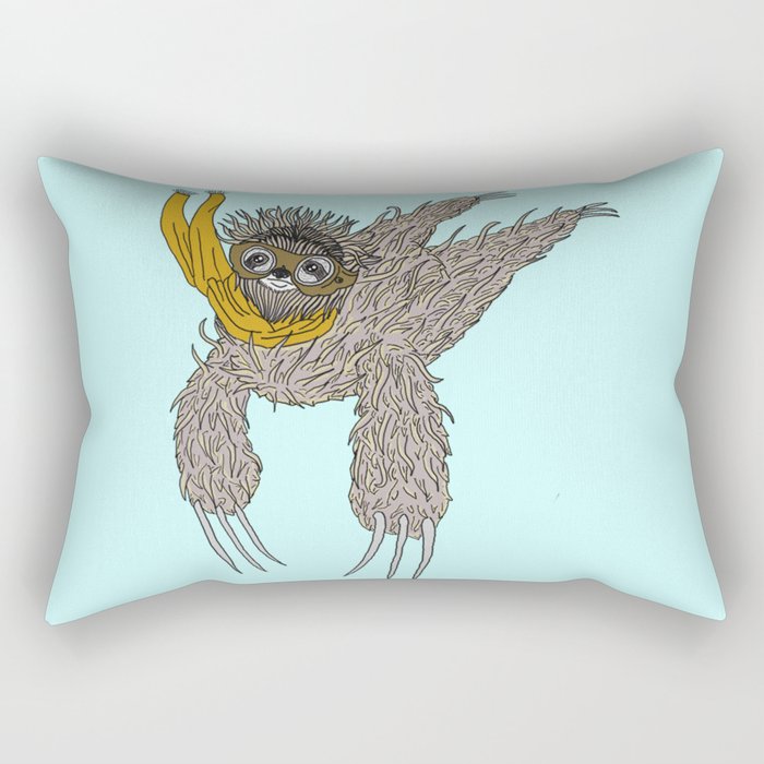 Impulsive Sloth Rectangular Pillow